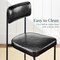 Best Choice Products Faux Leather Dining Chair Set of 2, Standard Height w/ Metal Frame